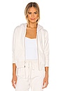 view 1 of 4 Callie Zip Up Hoodie in Ecru