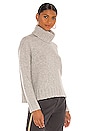 view 2 of 4 Zoe Turtleneck Sweater in Light Heather Grey