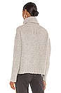 view 3 of 4 Zoe Turtleneck Sweater in Light Heather Grey
