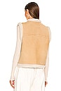 view 3 of 4 Jesse Shearling Vest in Beige