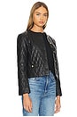 view 2 of 4 Amy Quilted Leather Jacket in Black