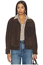 view 1 of 5 CHAQUETA ANTE CIRQUE  in Chocolate Brown