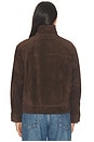 view 4 of 5 CHAQUETA ANTE CIRQUE  in Chocolate Brown