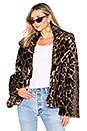 view 1 of 4 Sedella Faux Fur Coat in Leopard