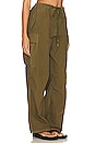 view 2 of 4 PANTALON CARGO OVERSIZED LISON in Olive Green