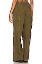 view 3 of 4 Lison Oversized Cargo Pant in Olive Green