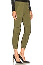view 2 of 4 Cropped Military Pant in Uniform Green