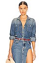view 1 of 4 Kaya Shirt in Classic Wash