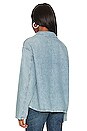 view 3 of 4 Harper Denim Blouse in Light Wash