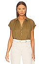 view 1 of 4 Normandy Blouse in Olive Green