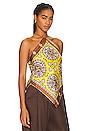 view 2 of 4 AUDREY キャミソール in Scarf Print Yellow