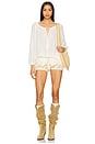 view 4 of 4 Carley S. Silk Blouse in Ivory