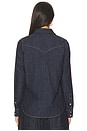 view 3 of 4 Travis Shirt in Indigo Rinse