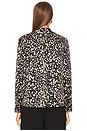 view 3 of 4 Janese Blouse in Large Black Cheetah Print