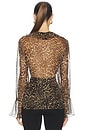 view 3 of 5 Cecily Shirt in Lurex Leopard