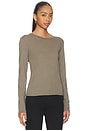 view 2 of 4 Simone Tee in Army Grey