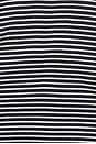 view 5 of 5 Simone Tee in Black & Ivory Stripe