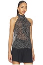 view 2 of 5 Alla Halterneck Top in Wild Dot