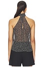 view 3 of 5 Alla Halterneck Top in Wild Dot