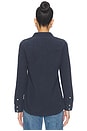 view 4 of 4 CHEMISE VELOURS TRAVIS  in Dusk Navy