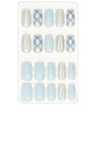 view 3 of 7 UNHAS POSTIÇAS CLOUD PLAID PRESS ON NAILS in 