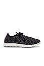 view 1 of 6 Embroidered Apollo Moc in Jiffy Black Shell White Cross Embroidery