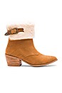 view 1 of 5 Lone Ranger Boot with Faux Fur Cuff in Tan Suede