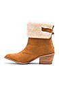 view 5 of 5 Lone Ranger Boot with Faux Fur Cuff in Tan Suede