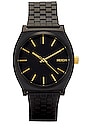 view 1 of 4 Time Teller Watch in Matte Black & Gold