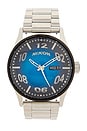 view 1 of 4 Fisheye Watch in Silver & Polar Blue