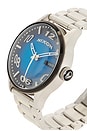 view 3 of 4 Fisheye Watch in Silver & Polar Blue