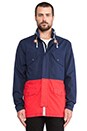 view 1 of 6 Pi Jacket in Faded Navy & Red in Faded Navy &  Red