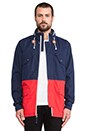 view 2 of 6 Pi Jacket in Faded Navy & Red in Faded Navy &  Red