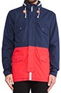 view 5 of 6 Pi Jacket in Faded Navy & Red in Faded Navy &  Red