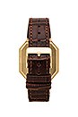 view 3 of 3 RELOJ RE-RUN LEATHER in Brown Croc