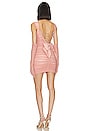 view 5 of 6 Anabella Pleated Dress in Pink