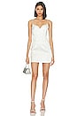 view 1 of 5 Anastasia Diamond Slip Dress in White