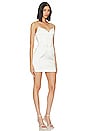 view 2 of 5 Anastasia Diamond Slip Dress in White