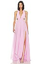 view 4 of 5 Raya Halter Dress in Pink