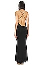 view 4 of 6 Tatiana Silk Diamond Dress in Black