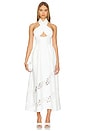 view 1 of 3 Portia Velvet Dress in White