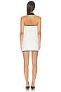 view 3 of 4 Knit Halter Dress in White