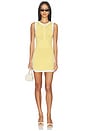 view 2 of 3 Wilhelmina Knit Dress in Yellow