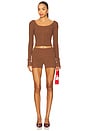 view 5 of 6 Holly Short in Brown