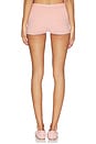 view 4 of 6 Paola Knit Short in Pink & White