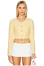 view 1 of 5 Evie Cardigan in Yellow