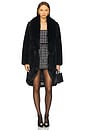 view 1 of 4 Sofia Fur Coat in Black