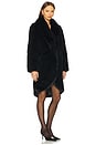 view 3 of 4 Sofia Fur Coat in Black