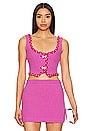 view 1 of 5 Lisette Vest Top in Pink