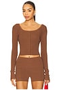 view 1 of 4 Holly Top in Brown